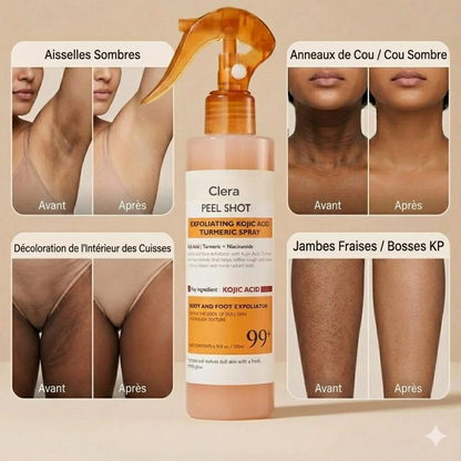 Clera - Spray exfoliant pour le corps