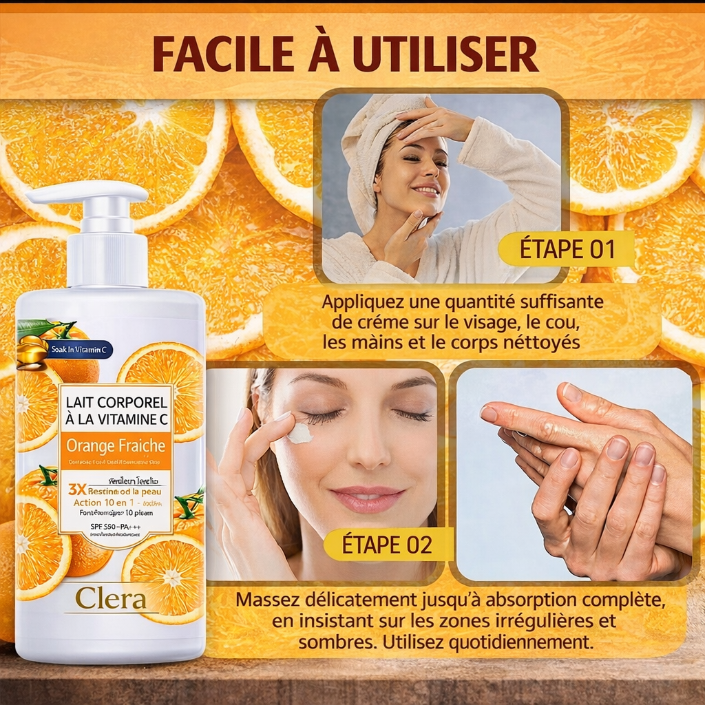 Lait corporel à la vitamine C 300ml