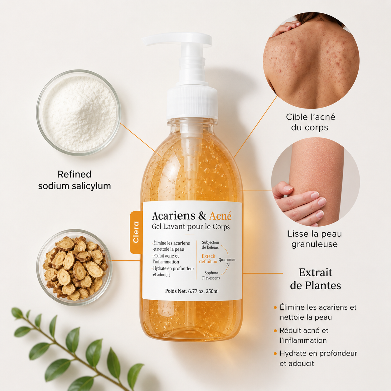 Clera - Gel Douche Anti-Imperfections 250ml